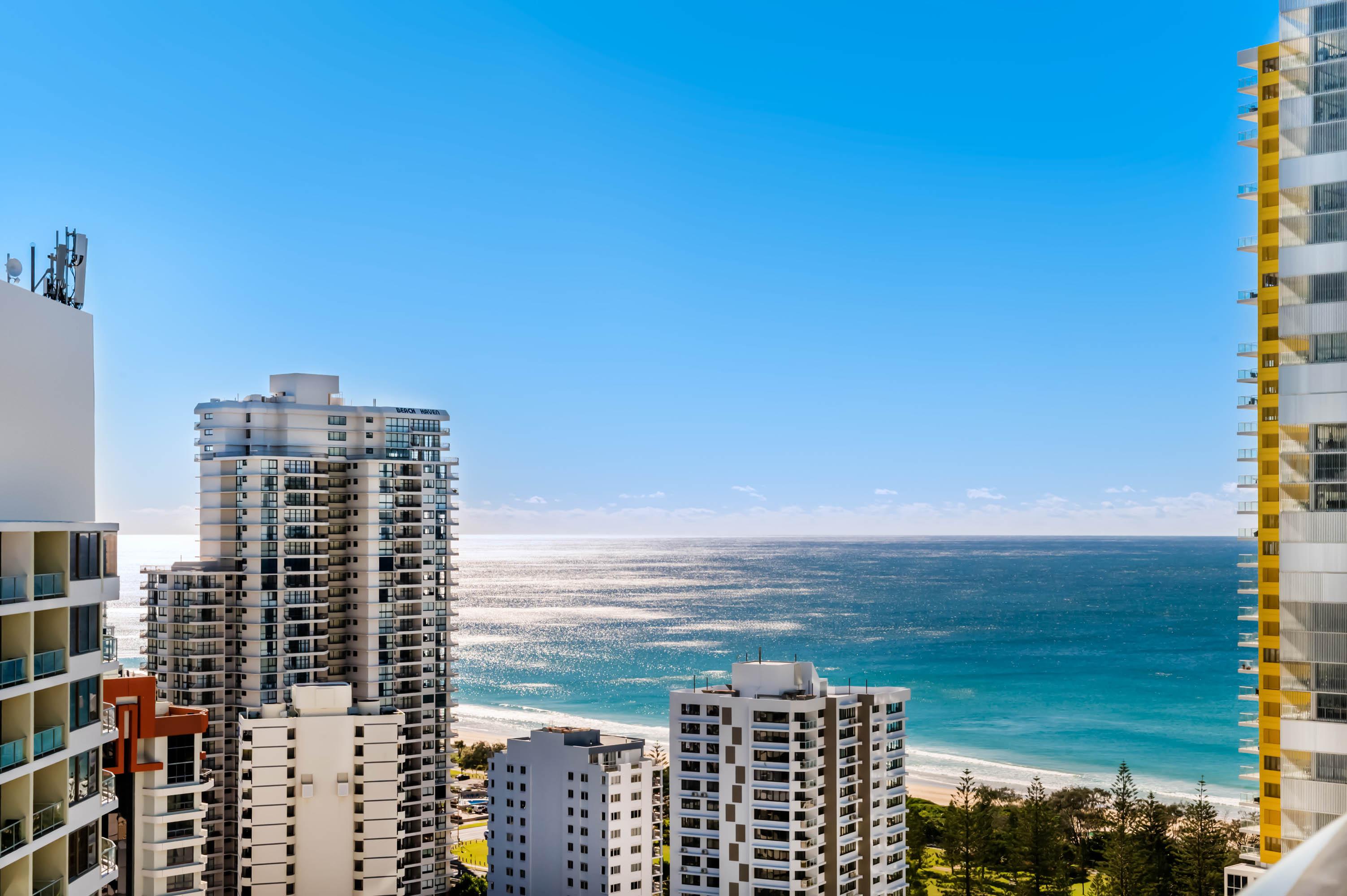 Peppers Broadbeach Gold Coast Eksteriør billede View of Broadbeach from the Gold Coast