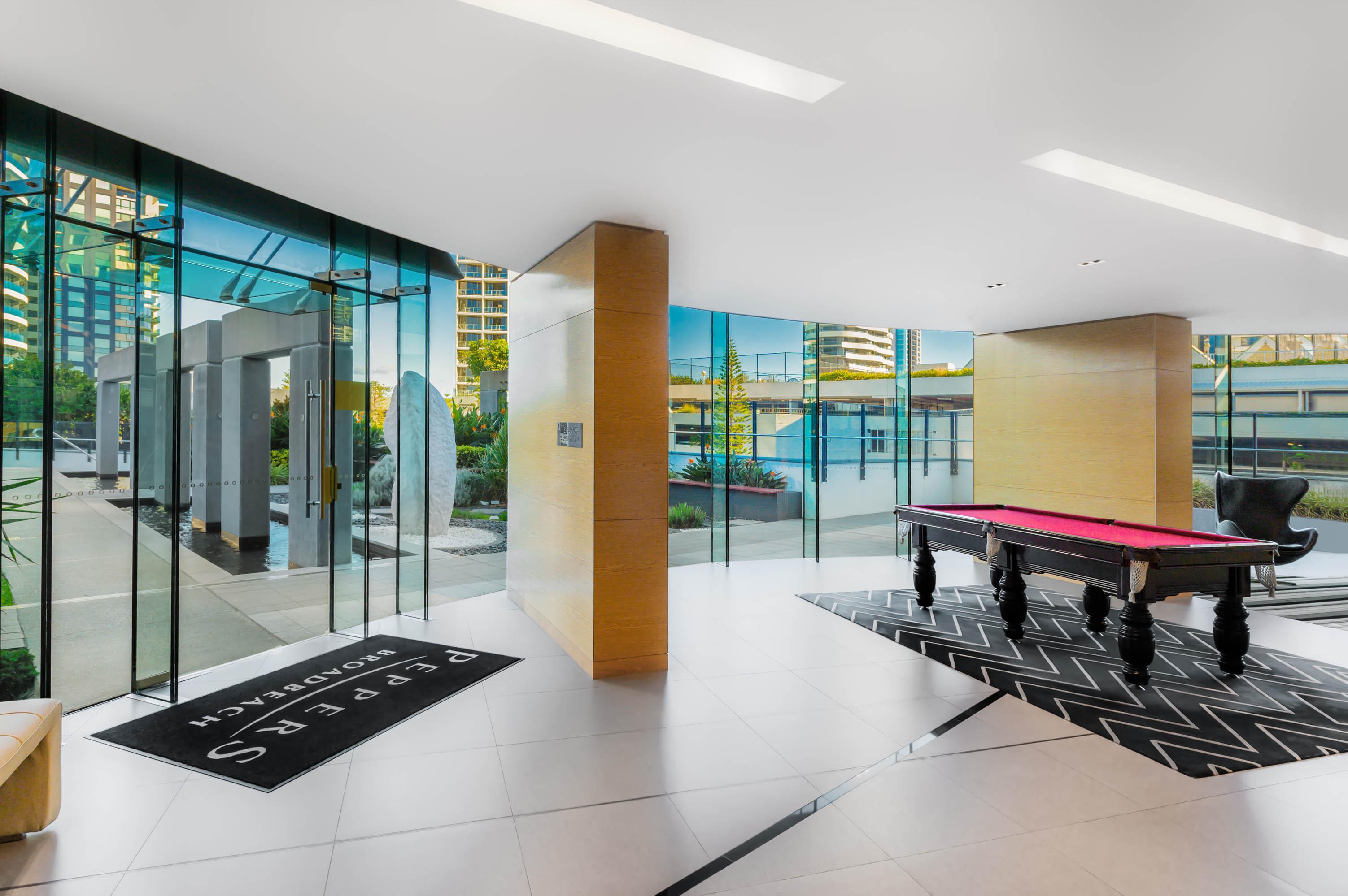 Peppers Broadbeach Gold Coast Eksteriør billede Lobby